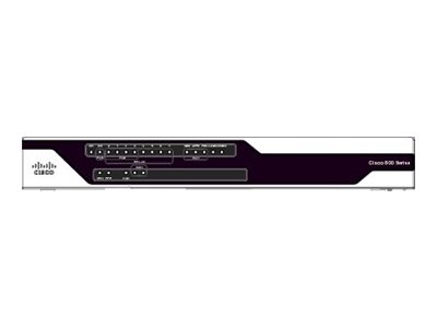 Cisco 891FW - Wireless router - ISDN/Mdm 8-port switch - 1GbE - WAN ports: 3 Dual Band - refurbished