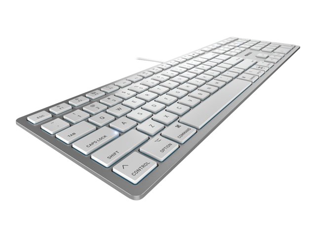 CHERRY KC 6000C FOR MAC - Keyboard - USB-C - US - key switch: CHERRY SX - silver