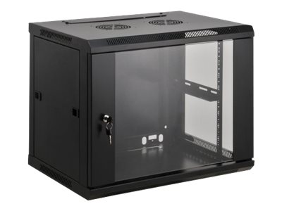 NETWORK CABINET WALL MOUNT 20U- (STANDARD 450MM BLACK ASSEMBLED