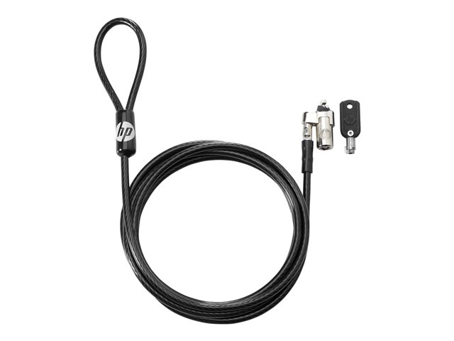 HP Master Keyed - Security cable lock - 1.83 m - for Desktop Pro 300 G3, Pro A 300 G3, Pro G3, Elite Slice G2, ProBook 430 G7, 44X G7, 45X G7