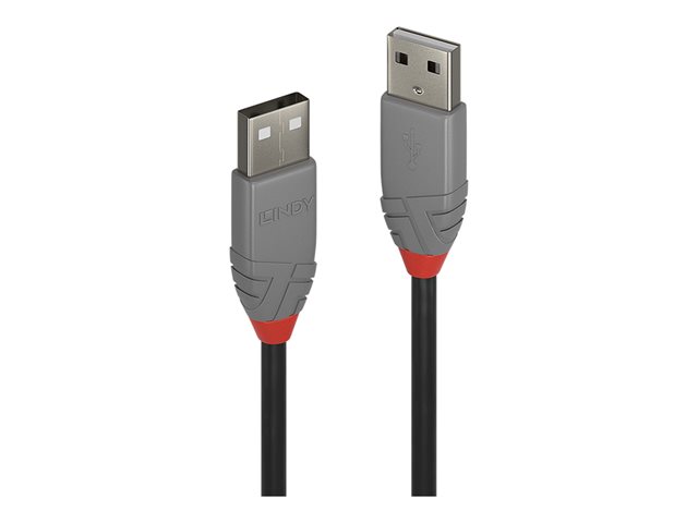 0.2M USB 2.0 TYPE A TO A CABLE ANTHRA LINE