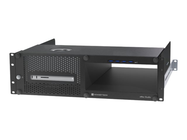 Pro 3U Rackmount Enclosure with Thunderbolt to PCIe Card Expansion System for Mac Studio with No Module