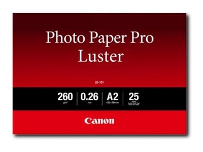 Canon Photo Paper Pro Luster LU-101 - Luster - 260 micron - A2 (420 x 594 mm) - 260 g/m² - 25 sheet(s) photo paper
