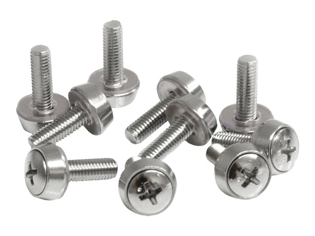 Startech M5 x 12mm - Screws - 100 Pack - M5 Mounting Screws for Server Rack & Cabinet (CABSCREWSM5) - Screw kit (pack of 100) - for P/N: RACK-18U-20-WALL-OA, RACK-21U-20-WALL-OA, RACK-24U-20-WALL-OA, RK12OD2, RK3236BKF