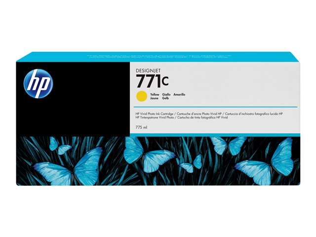 HP 771C - yellow - original - ink cartridge