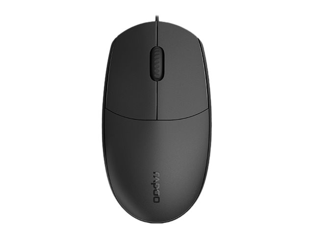 Rapoo N100 - mouse - black