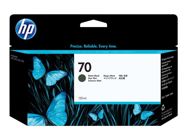 HP 70 - C9448A - 1 x Matte Black - Ink cartridge - For DesignJet Z2100, Z3100, Z3100ps, Z3200, Z3200ps, Z5200, Z5400
