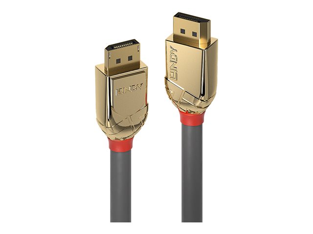 15M DISPLAYPORT CABLE GOLD LINE