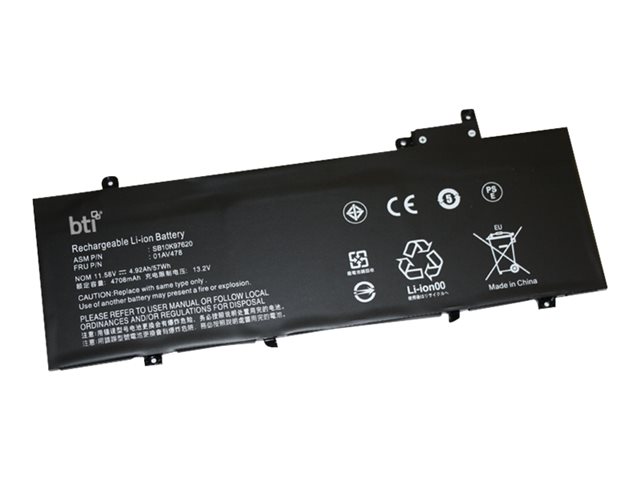 REPLACEMENT 3 CELL BATTERY FOR THINKPAD T480S REPLACING OEM PA