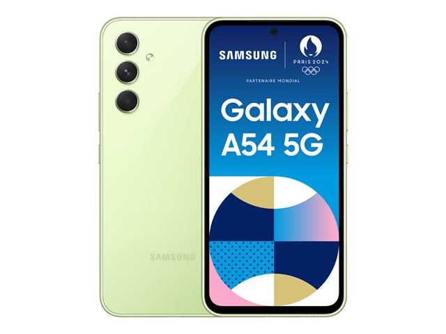 Samsung Galaxy A54 - awesome lime - 5G smartphone - 128 GB - GSM