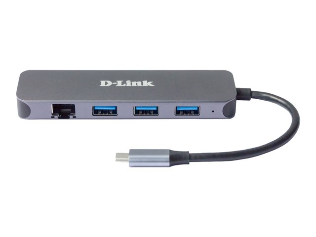 D-Link DUB-2334 - Docking station - USB-C - HDMI - 1GbE