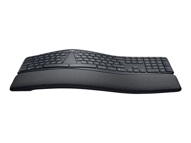 Logitech ERGO K860 - Keyboard - wireless - 2.4 GHz, Bluetooth 5.0 - Pan Nordic