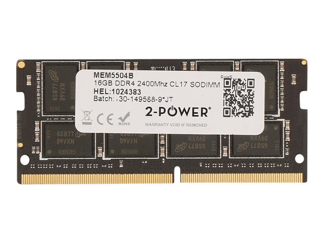 16GB DDR4 2400MHz CL17 SODIMM