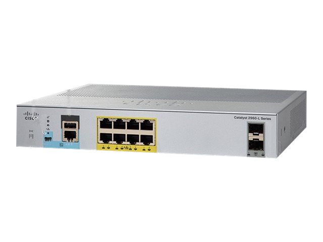 Cisco Catalyst 2960L-8PS-LL - switch - 8 ports - Managed - rack-mountable