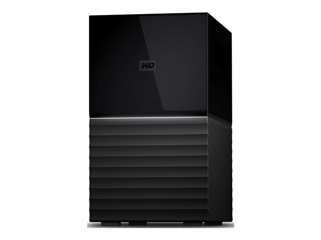 WD My Book Duo WDBFBE0440JBK - Hard drive - encrypted - 44 TB - external (desktop) - USB 3.2 Gen 1 - 256-bit AES
