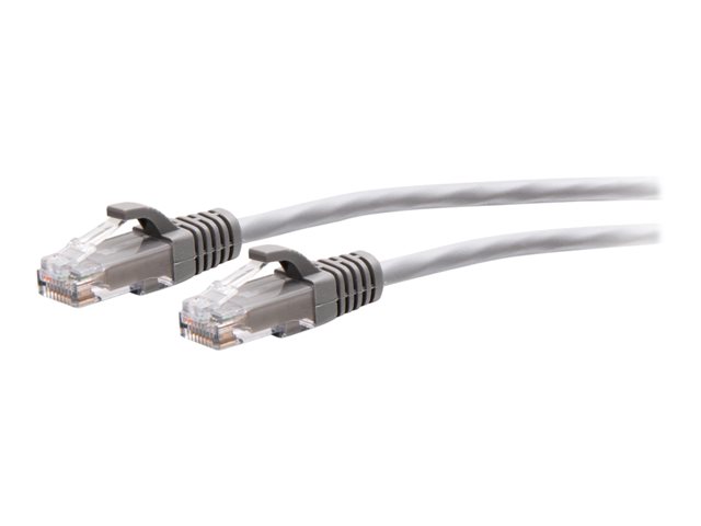 C2G 3ft (0.9m) Cat6a Snagless Unshielded (UTP) Slim Ethernet Network Patch Cable - Gray - patch cable - 90 cm - grey