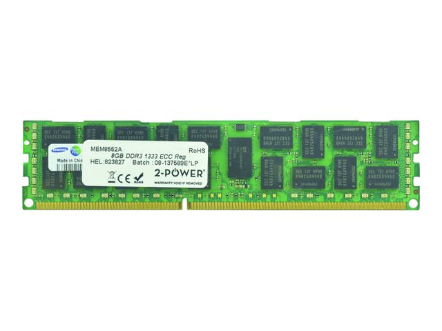 2-Power - DDR3L - module - 8 GB - DIMM 240-pin - 1333 MHz / PC3L-10600 - registered