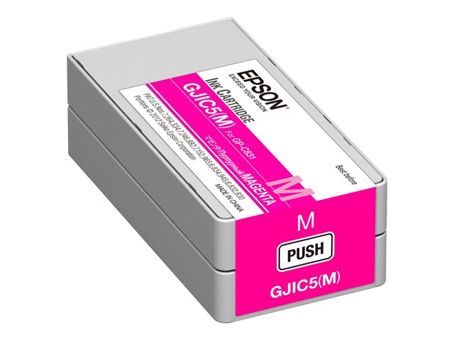 Epson GJIC5(M) - Magenta - original - ink cartridge - for Epson GP-C831, ColorWorks C831