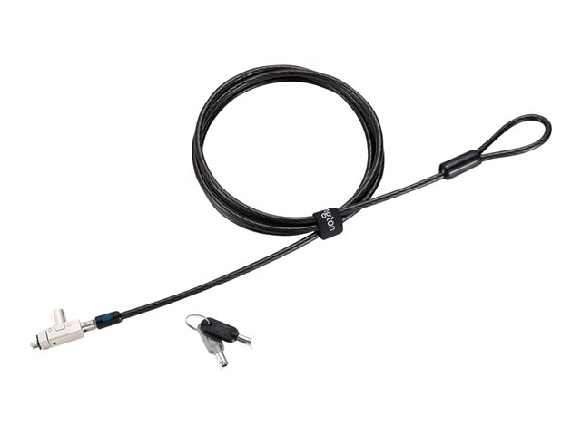 Kensington Slim N17 2.0 Keyed Laptop Lock for Wedge-Shaped Slots - security cable lock