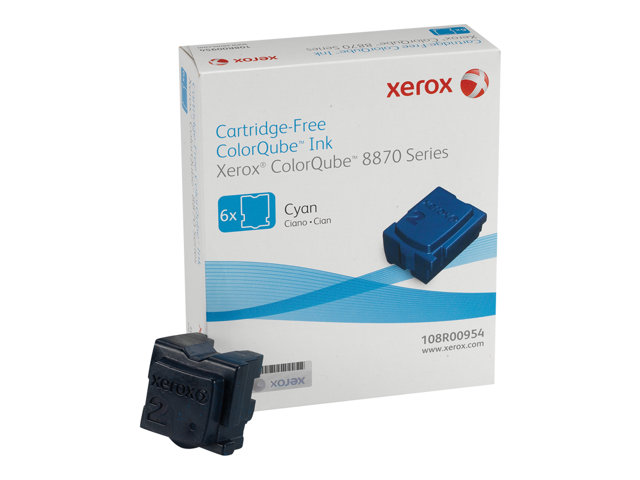 Xerox ColorQube 8870 - Cyan - solid inks - for ColorQube 8870DN, 8880/DN, 8880/DNM, 8880_ADN, 8880_ADNM