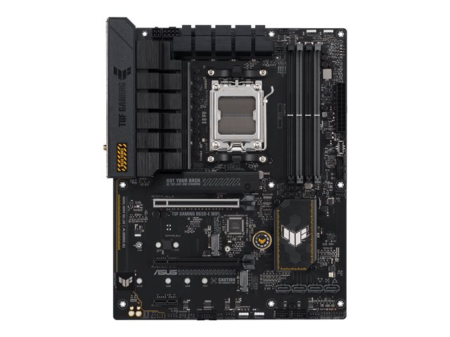 ASUS TUF GAMING B650-E WIFI - Motherboard - ATX - Socket AM5 - AMD B650 Chipset - USB-C Gen2, USB 3.1 Gen 2 - Wi-Fi 6E, Bluetooth - onboard graphics (CPU required) - HD Audio (8-channel)
