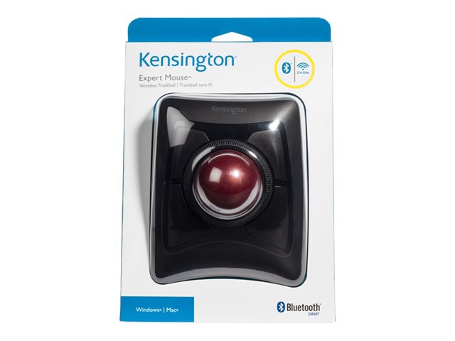 Kensington Expert Mouse Wireless Trackball - trackball - 2.4 GHz, Bluetooth 5.0 LE - black