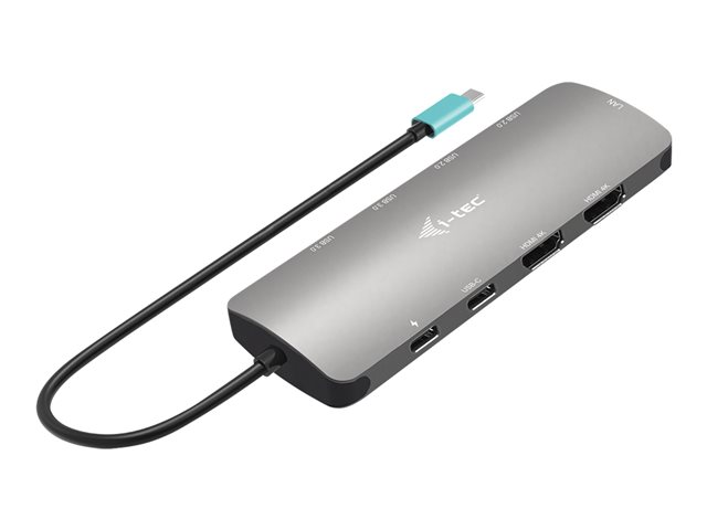 USB-C METAL NANO 2X HDMI DOCKING STATION + PD 100W