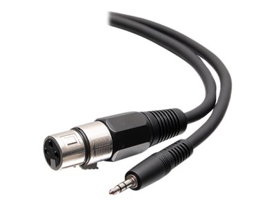 C2G 3ft 3.5mm TRS 3 Position Balanced to XLR Cable - M/F - headset cable - 0.9 m