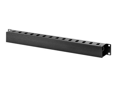 APC Easy Rack - Rack cable organiser (horizontal) - black - 1U - 19"