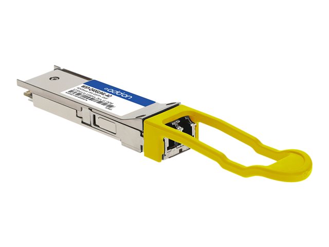 AddOn Cisco WSP-Q40GLR4L Compatible QSFP+ Transceiver - QSFP+ transceiver module (equivalent to: Cisco WSP-Q40GLR4L) - 40 Gigabit LAN - 40GBase-IR4 - LC single-mode - up to 2 km - 1270-1330 nm