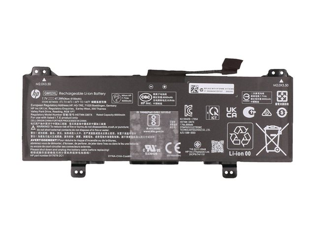 Main Battery Pack 7.7V 6150mAh Replaces 917725-855