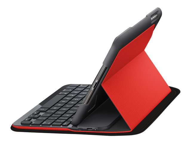 CANVAS KEYBOARD CASE FOR IPAD MINI/2/3 RED ORNG IT