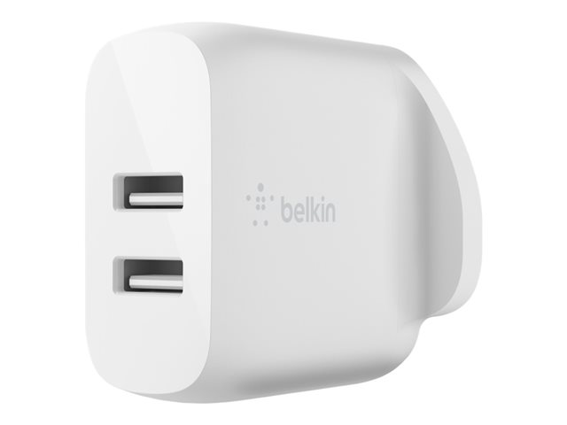 Belkin BOOST CHARGE power adapter - 2 x USB - 24 Watt