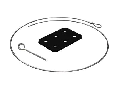 Peerless Cable Release Kit mounting component - for flat panel - silver