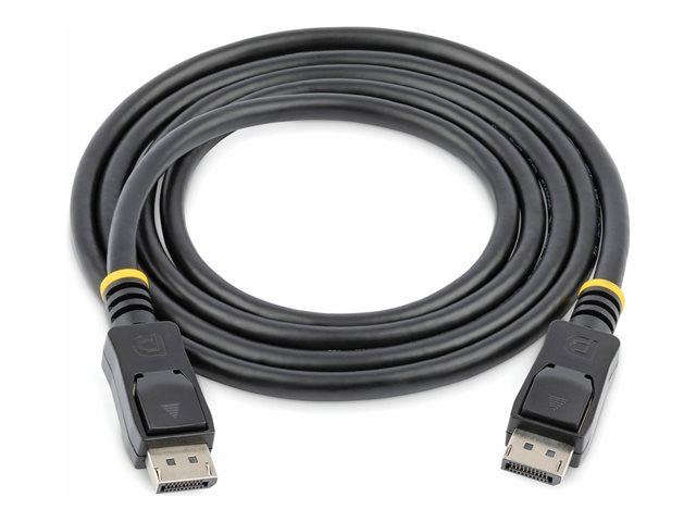 StarTech 15 ft Long DisplayPort 1.2 Cable with Latches - DisplayPort 4k - DisplayPort cable - DisplayPort (M) to DisplayPort (M) - 4.6 m - latched - black - for P/N: CDP2DPHD, CDP2DPVGA, KITBXAVHDPNA, MOD4AVHD, MOD4AVHDBT, MST14DP123DP, SV211DPUA4K