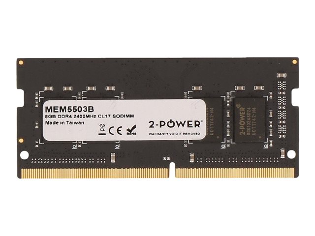 2-Power - DDR4 - 8 GB - SO-DIMM 260-pin - 2400 MHz / PC4-19200 - CL17 - 1.2 V - unbuffered - non-ECC