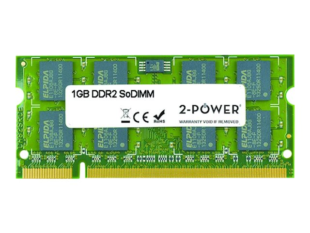 2-Power - DDR2 - module - 1 GB - SO-DIMM 200-pin - 667 MHz / PC2-5300 - unbuffered