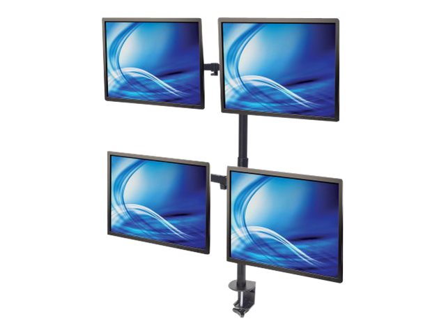 TV/MONITOR DESK MOUNT 4 SCREENS 27IN CLAMP VESA TO 100X100MM