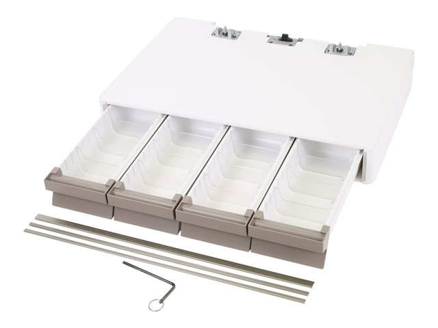 Ergotron CareFit Pro - Mounting component (drawer dividers, trim plates, drawer housing) - lockable - medical - white, warm grey - cart mountable
