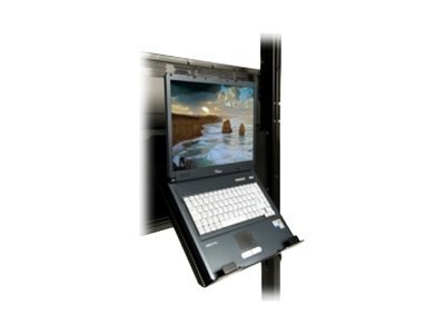 LOXIT Hi-Lo 8970 Laptop Shelf - mounting component - for notebook - black powder coat