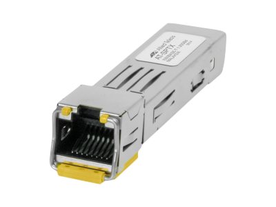Allied Telesis AT SPTXc - SFP (mini-GBIC) transceiver module - 1GbE - 10Base-T, 1000Base-T, 100Base-X - RJ-45 - up to 100 m - for AT x240-10, x240-26, CentreCOM AT-GS970EMX/52, AT-x230-52, CentreCOM SE240 Series