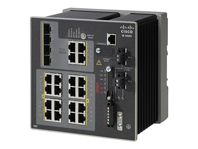 Cisco Industrial Ethernet 4000 Series - switch - 20 ports - Managed - TAA Compliant