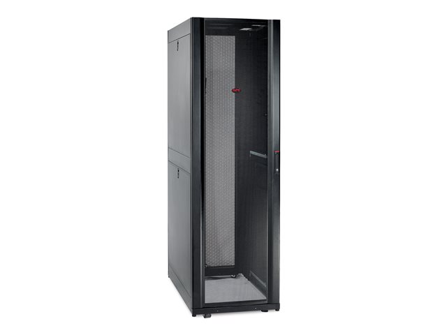NetShelter SX 42U 600mm Wide x 1070mm Deep Enclosure with Sides Black. Size (WxDxH: 60 cm x 107 cm x 199 cm) May require special handling and delivery can take up to 3 days due to the size. Check with sales.