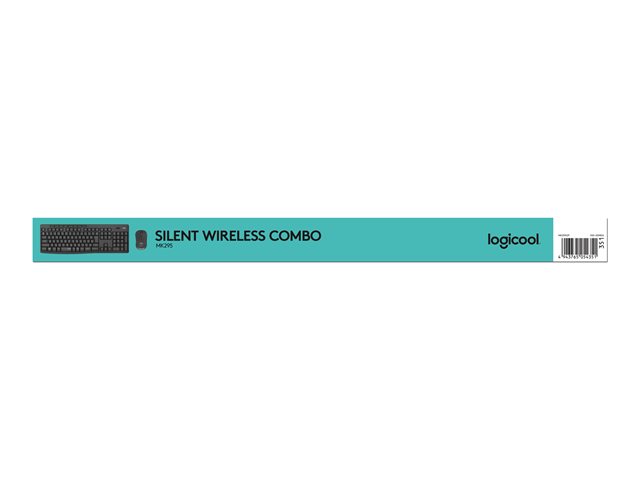 Logitech MK295 Silent - keyboard and mouse set - QWERTY - English - graphite Input Device