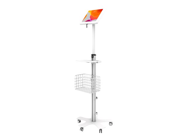MEDICAL MOBILE FLOOR STAND WITH LARGE PARAGON ENCLOSURE