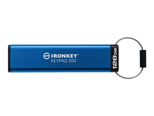 128GB IRONKEY KEYPAD200 AES-256 ENCRYP FIPS 140-3 LVL 3(PENDING