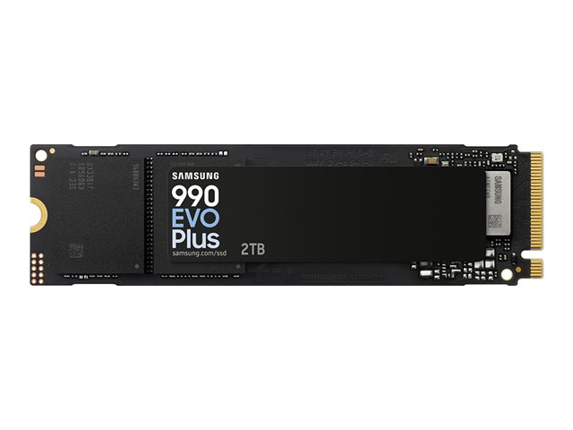 Samsung 990 EVO Plus MZ-V9S2T0 - SSD - encrypted - 2 TB - internal - M.2 2280 - PCIe 5.0 x2 (NVMe) - 256-bit AES - TCG Opal Encryption 2.0
