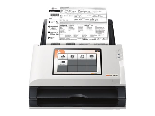 Plustek eScan A350 - Essential - document scanner - desktop - USB 2.0, LAN, USB 2.0 (Host)