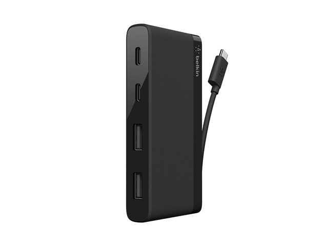 Belkin USB-C 4-Port Mini Hub - hub - 4 ports