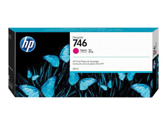 HP 746 - 300 ml - magenta - original - DesignJet - ink cartridge